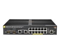 HPE Aruba 2930F 12G PoE+ 2G/2SFP+ - Commutateur - C3 - Géré - 12 x 10/100/1000 (PoE+) + 2 x 1 gigabit/10 gigabit SFP+ (liaison montante) + 2 x 10/100/1000 - Montable sur rack - PoE+ (139 W)