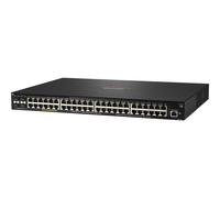 HPE Aruba 2930F 48G PoE+ 4SFP+ - Commutateur - C3 - Géré - 48 x 10/100/1000 (PoE+) + 4 x 1 gigabit/10 gigabit SFP+ (liaison montante) - Montable sur rack - PoE+ (740 W)
