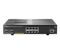 HPE Aruba Networking 2930F 8G PoE+ 2SFP+ Géré L3 Gigabit Ethernet (10/100/1000) Connexion Ethernet, supportant l'alimentation via ce port (PoE) 1U Gris