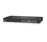 HPE Aruba 6000 24G 4SFP Switch Europe, R8N88A#ABB, Noir