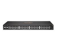 HPE Aruba 6000 48G 4SFP Switch - Commutateur - C3 - Géré - 48 x 10/100/1000 + 4 x Gigabit SFP - flux d'air côte à côte - Montable sur rack - CA 100 - 127 V / 200 - 240 V G