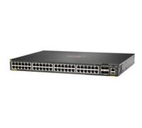 HPE Aruba 6200F 48G Class4 PoE 4SFP+ 370W Switch - Commutateur - C3 - Géré - 48 x 10/100/1000 (PoE+) + 4 x 1 Gigabit / 10 Gigabit SFP+ - Montable sur rack - PoE+ (370 W) G