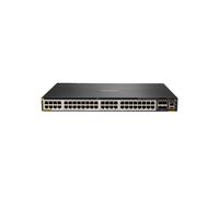 HPE Aruba 6300M JL659A Commutateur L3 Géré - 48 RJ-45 PoE+ 4 SFP+ - 10GbE - 880 Gbit/s - Empilable 10 unités - CPU ARM Cortex-A72 - 8GB DDR4 - 2880W PoE