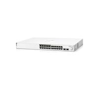 HPE Aruba Networking Aruba Instant On 1830 24G 12p Class4 PoE 2SFP 195W Géré L2 Gigabit Ethernet (10/100/1000) Connexion Ethernet, supportant l'alimentation via ce port (PoE) 1U