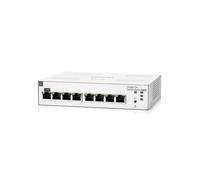 HPE Aruba Instant On 1830 8G - Commutateur Géré L2 Gigabit Ethernet 8 ports RJ-45, 16 Gbit/s, QoS, VLAN, Management Cloud/Web, CPU ARM Cortex-A9, JL810A