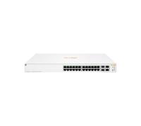 HPE Aruba Networking Instant On 1930 24G Class4 PoE 4SFP/SFP+ 370W Géré L2+ Gigabit Ethernet (10/100/1000) Connexion Ethernet, supportant l'alimentation via ce port (PoE) 1U Blanc