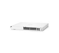 HPE Aruba Instant On 1960 24G PoE : Switch Gigabit L2+ 24x1GbE (20x Class4, 4x Class6 PoE) + 2x10GbE SFP+ et 2x10GbE RJ45, 370W PoE, manageable Cloud/Web, 1U