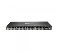 HPE Commutateur Aruba 6300F 48x1GbE PoE Classe 4 +4x SFP56 Géré L3 1U Gris