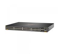 HPE Aruba Networking Aruba 6200F 48G Class4 PoE 4SFP+ 370W Géré L3 Gigabit Ethernet (10/100/1000) Connexion Ethernet, supportant l'alimentation via ce port (PoE) 1U Noir