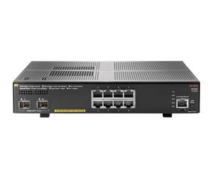 HPE Aruba Networking 2930F 8G PoE+ 2SFP+ Géré L3 Gigabit Ethernet (10/100/1000) Connexion Ethernet, supportant l'alimentation via ce port (PoE) 1U Gris