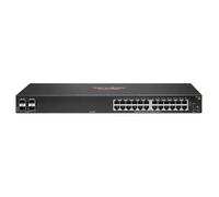 HPE Aruba Networking 6100 24G 4SFP+ Géré L3 Gigabit Ethernet (10/100/1000) 1U Noir