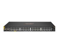 HPE Aruba Networking 6100 48G Class4 PoE 4SFP+ 370W Géré L3 Gigabit Ethernet (10/100/1000) Connexion Ethernet, supportant l'alimentation via ce port (PoE) 1U Noir