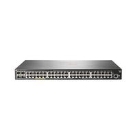 HPE Aruba Networking Aruba 2930F 48G PoE+ 4SFP+ Géré L3 Gigabit Ethernet (10/100/1000) Connexion Ethernet, supportant l'alimentation via ce port (PoE) 1U Gris