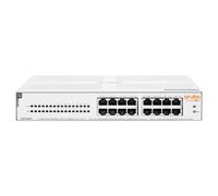 HPE Aruba Networking Aruba Instant On 1430 16G Class4 PoE 124W L2 Gigabit Ethernet (10/100/1000) Connexion Ethernet, supportant l'alimentation via ce port (PoE) 1U Blanc