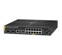 HPE Aruba Networking CX 6000 12p 10M/100M/1G Class4 PoE 2p SFP 1G 139W Switch - Commutateur - Géré - 12 x 10/100/1000 (PoE+) + 2 x Gigabit SFP (liaison montante) + 2 x Gigabit RJ-45 - Montable sur rac
