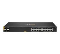 HPE Aruba Networking CX 6000 24p 10M/100M/1G Class4 PoE 4p SFP 1G 370W Switch