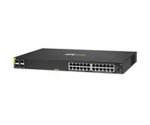 HPE Aruba Networking CX 6000 24p 10M/100M/1G Class4 PoE 4p SFP 1G 370W Switch - commutateur - 24 ports - Géré - Montable sur rack
