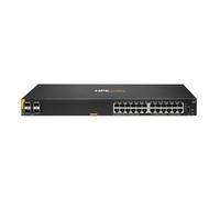HPE Aruba Networking CX 6000 24p 10M/100M/1G Class4 PoE 4p SFP 1G 370W Switch, Géré, L3, Gigabit Ethernet (10/100/1000), Connexion Ethernet, supportan