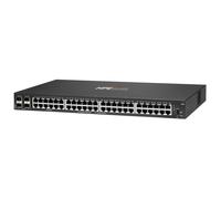 HPE Aruba Networking CX 6000 48p 10M/100M/1G 4p SFP 1G Switch - Commutateur - Géré - 48 x 10/100/1000 + 4 x Gigabit SFP (liaison montante) - flux d'air côte à côte - Montable sur rack, fixation murale