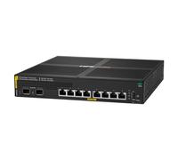 HPE Aruba Networking CX 6000 8p 10M/100M/1G Class4 PoE 2p SFP 1G 67W Switch - Commutateur - Géré - 8 x 10/100/1000 (PoE+) + 2 x Gigabit SFP (liaison montante) - Montable sur rack, fixation murale - Po