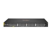 HPE Aruba Networking CX 6100 48G Class4 PoE 4SFP+ 740W Switch - Commutateur - C3 - Géré - 48 x 10/100/1000 (PoE+) + 4 x 1 gigabit/10 gigabit SFP+ (liaison montante) - flux d'air côte à côte - Montable