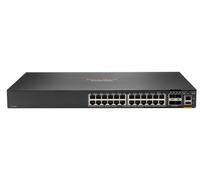 Aruba CX 6200F 24G Class-4 PoE 4SFP+ 370W Géré L3 Gigabit Ethernet (10/100/1000) Connexion Ethernet, supportant l'alimentation via ce port (PoE) 1U