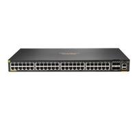 HPE Aruba Networking CX 6200F 48G 4SFP Switch - Commutateur - distance max. d'empilage de 10 km - C3 - Géré - 48 x 10/100/1000 + 4 x 100/1000 SFP - de l'avant et du côté vers l'arrière - Montable sur 