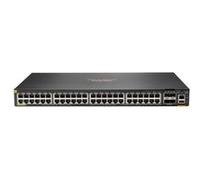 HPE Aruba Networking CX 6200F 48G Class 4 PoE 4SFP 370W Switch - Commutateur - distance max. d'empilage de 10 km - C3 - Géré - 48 x 10/100/1000 (PoE+) + 4 x 100/1000 SFP - de l'avant et du côté vers l