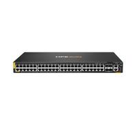 HPE Aruba Networking CX 6200F 48G Class4 PoE 4SFP+ 370W Géré L3 Gigabit Ethernet (10/100/1000) Connexion Ethernet, supportant l'alimentation via ce port (PoE) 1U