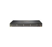 HPE Aruba Networking CX 6200F 48G Class4 PoE 4SFP+ 740W Switch - Commutateur - distance max. d'empilage de 10 km - C3 - Géré - 48 x 10/100/1000 (PoE+) + 4 x 1 gigabit/10 gigabit SFP+ (liaison...