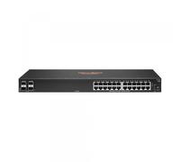 HPE Commutateur Aruba 6000 24G 4SFP – L3 géré – 24x1GbE + 4xSFP – Noir