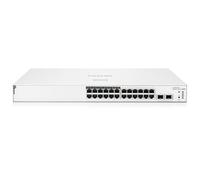 HPE Aruba Networking Aruba Instant On 1830 24G 12p Class4 PoE 2SFP 195W Géré L2 Gigabit Ethernet (10/100/1000) Connexion Ethernet, supportant l'alimentation via ce port (PoE) 1U