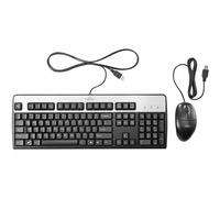 HPE BFR with PVC Free Kit - Ensemble clavier et souris - USB - US - pour ProLiant MicroServer Gen10, MicroServer Gen8, ML10 v2, SL4540 Gen8, XL230a Gen9