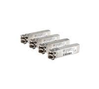 HPE C8R25B : Pack de 4 émetteurs-récepteurs Fibre optique 10Gbps SFP+ 850nm, connecteur LC, Multimode (MMF), pour HPE MSA