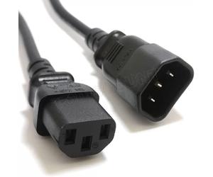 HPE Jumper Cord - Câble d'alimentation - IEC 60320 C13 pour IEC 60320 C14 - CA 250 V - 10 A - 2 m - noir - Mondial - pour Apollo 4510 Gen9, Modular Smart Array P2000 G3, ProLiant DL360 G7