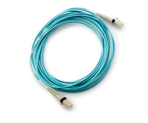 HPE LC to LC Multi-mode OM3 2-Fiber 0.5m 1-Pack Fiber Optic Cable