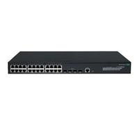 HPE Networking Comware 2050 20p 10/100/1000BASE-T 4p Smart Rate 1/2.5GbE 4p SFP 1G/2.5G - Commutateur - Géré - 20 x 10/100/1000Base-T + 4 x 1/2.5GBase-T + 4 x 1/2.5GBase-X (uplink / stacking) - Montab