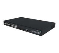 HPE Networking Comware 2050 24p 10/100/1000BT PoE+ 4p SFP 1G/2.5G 420W - Commutateur - Géré - 24 x 10/100/1000Base-T (PoE+) + 4 x 1/2.5GBase-T (PoE++) + 4 x 1/2.5GBase-X (uplink / stacking) - Montable