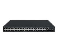 HPE Networking Comware 2050 48p 10/100/1000BASE-T PoE+ 4p SFP 1G/2.5G 410W - Commutateur - Géré - 48 x 10/100/1000Base-T (PoE+) + 4 x 1/2.5GBase-X (uplink / stacking) - Montable sur rack - PoE+ (410 W