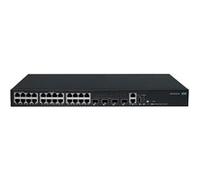 HPE Networking Comware 2150 24p 10M/100M/1G 4p SFP+ 1G/10G - Commutateur - C3 - Géré - 24 x 10/100/1000Base-T + 4 x 1 Gigabit/10 Gigabit SFP+ (liaison montante/empilage) - Montable sur rack
