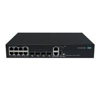HPE Networking Comware 2150 8p 10M/100M/1G 2p SFP 1G 2p SFP+ 1G/10G - Commutateur - C3 - Géré - 8 x 10/100/1000Base-T + 2 x 1000Base-X SFP + 2 x 1 Gigabit/10 Gigabit SFP+ (liaison montante/empilage) -