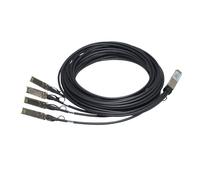 HPE Networking Comware X240 40G QSFP+ to 4x10G SFP+ 3m Direct Attach Copper Splitter Cable