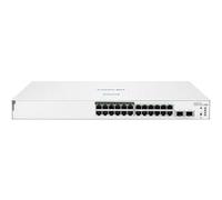 HPE Aruba Networking Aruba Instant On 1830 24G 12p Class4 PoE 2SFP 195W Géré L2 Gigabit Ethernet (10/100/1000) Connexion Ethernet, supportant l'alimentation via ce port (PoE) 1U