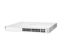 HPE Aruba Networking Instant On 1930 24G Class4 PoE 4SFP/SFP+ 370W Géré L2+ Gigabit Ethernet (10/100/1000) Connexion Ethernet, supportant l'alimentation via ce port (PoE) 1U Blanc