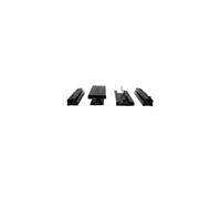 HPE S4K79A : Kit de 4 supports de montage WLAN pour point d'accès, dimensions 36x155x211mm, noir, utilisation intérieure, poids unitaire 181.4g