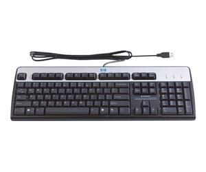HPE Standard - Clavier - USB - Norvégien - argent, carbonite