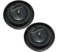 Hperu 2 pièces de rechange pour lampe solaire, lanterne solaire de remplacement pour fleur, panneau supérieur étanche 3, 2 pour décoration jardin extérieur