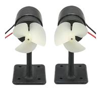 Hperu 2PCS RC Boat Underwater Motor Thatruster RC Boat Propeller, 10-20V imperméable sous-Marin propulseur à Moteur à Moteur réaction de Bricolage pour Le Bricolage