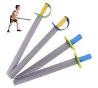 Hperu 4 pièces épées et Couteaux en Mousse EVA épée de Pirate en Mousse Jouets de Jeu pour Enfants activités fête Spectacle Maternelle, épées pour Enfants