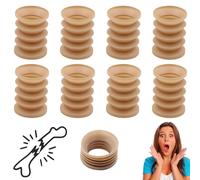 Hperu 9 pièces Articles de farces drôles de craquelins Cou, Jouet en Plastique réutilisable pour la comédie, la Magie Gros Plan, Le Clown et Les Fournitures fête d'halloween